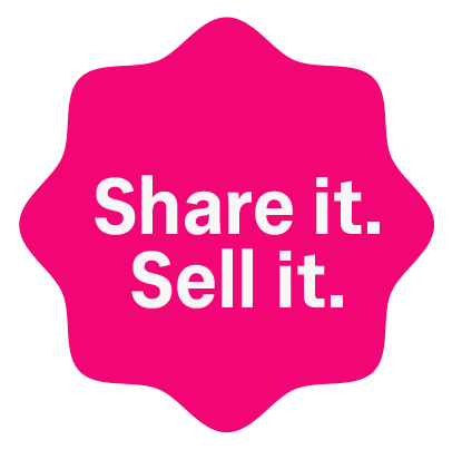 Share it. Sell it.